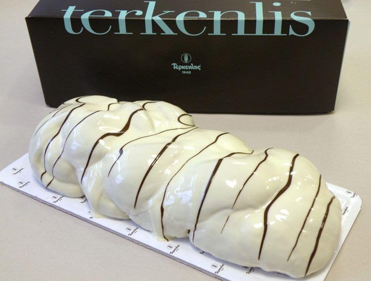 Premium TERKENLIS TSOUREKI Easter Bread with Chestnut Cream Filling - 440g Traditional Greek Sweet Bread for Easter Celebrations, Holiday Gifts & Family Gatherings