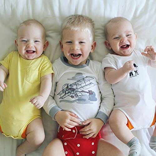 Kawaii Baby 12-Pack One Size Cloth Diapers + 24 Super Absorbent Inserts - Reusable, Double-Layer Waterproof Diapering System for Babies 8-36 lbs | Eco-Friendly, Leak-Proof for Daycare, Travel & Overnight Use