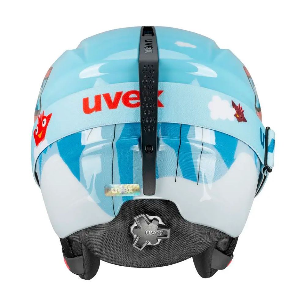 Uvex Viti Ski Helmet and Goggle Set - Light Blue Birdy 46-50cm - Perfect for Skiing, Snowboarding & Winter Sports Protection