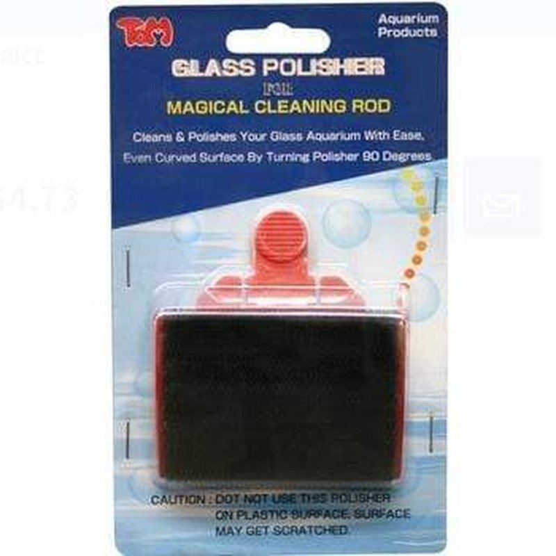 Aqua One MultiClean Scraper Soft Polishing Pad 1242 (94405) - Gentle Cleaning & Polishing Tool for Aquariums, Glass, Tiles & Household Surfaces