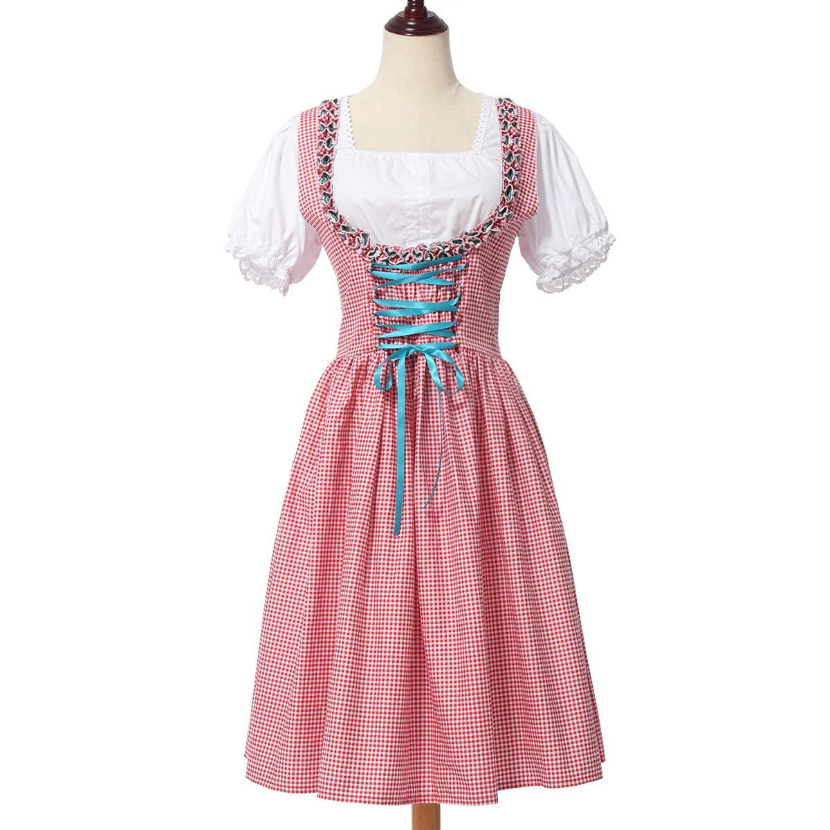 GRACEART German Oktoberfest Costume for Women - 3 Piece Dirndl Dress (Size L, A) | Perfect for Oktoberfest Parties, Halloween & Themed Events