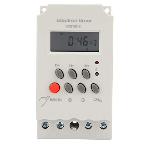 Programmable Digital Timer Switch KG316T-II - Electronic Time Control for Home Automation, Lighting & Appliances | Perfect for Energy Saving & Smart Scheduling