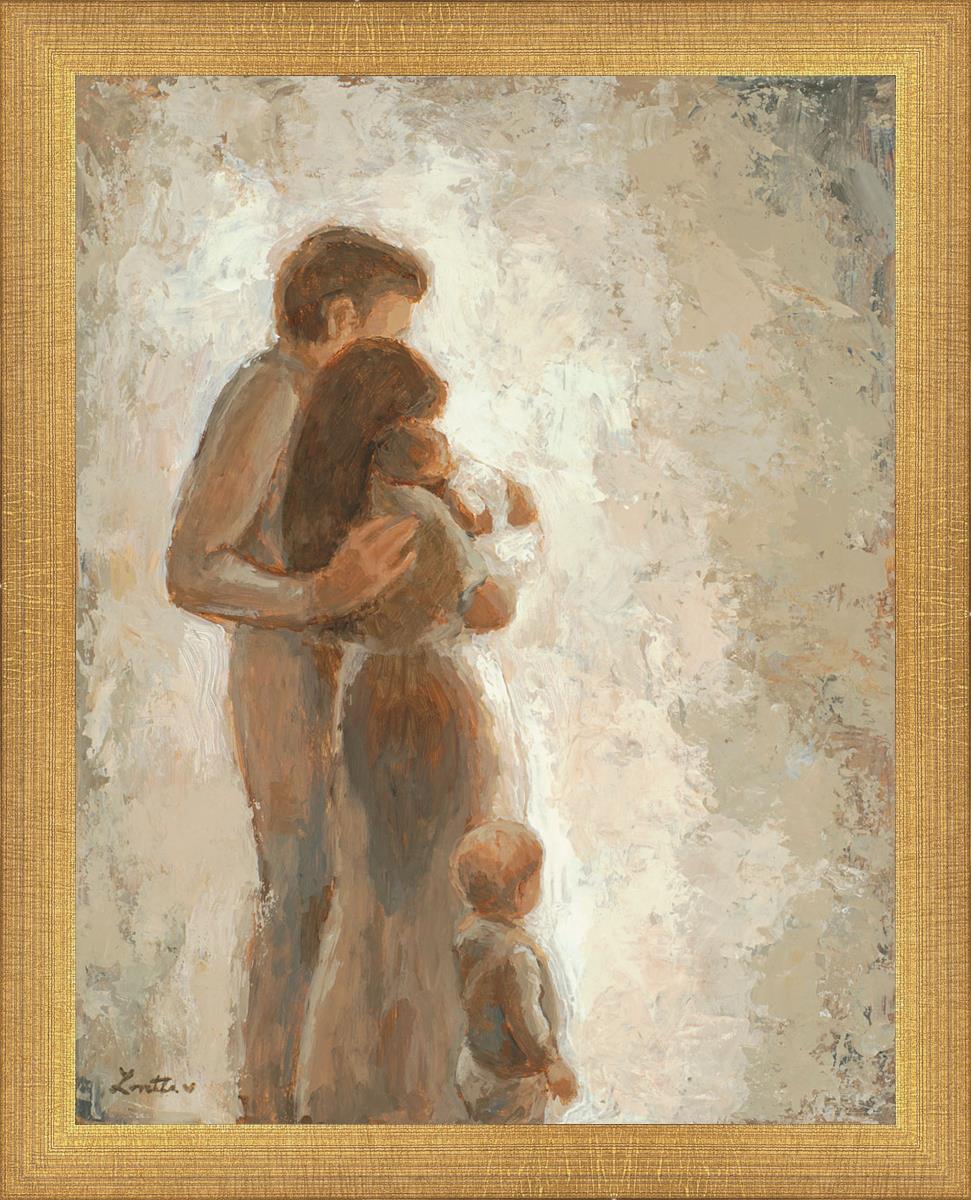 Family Looking Towards the Light - Inspirational Wall Art for Home Decor | Motivational Canvas Print for Living Room, Bedroom & Office | Perfect Gift for Family & Friends