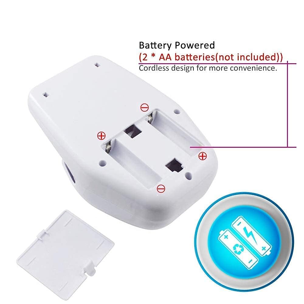 NETXE Portable Nail Dryer Fan - Quick Dry Nail Polish & Gel Machine for Fingernails & Toenails, Battery Operated Nail Art Blower (White) | Perfect for Home Manicures, Salon Nail Art & Travel Nail Care
