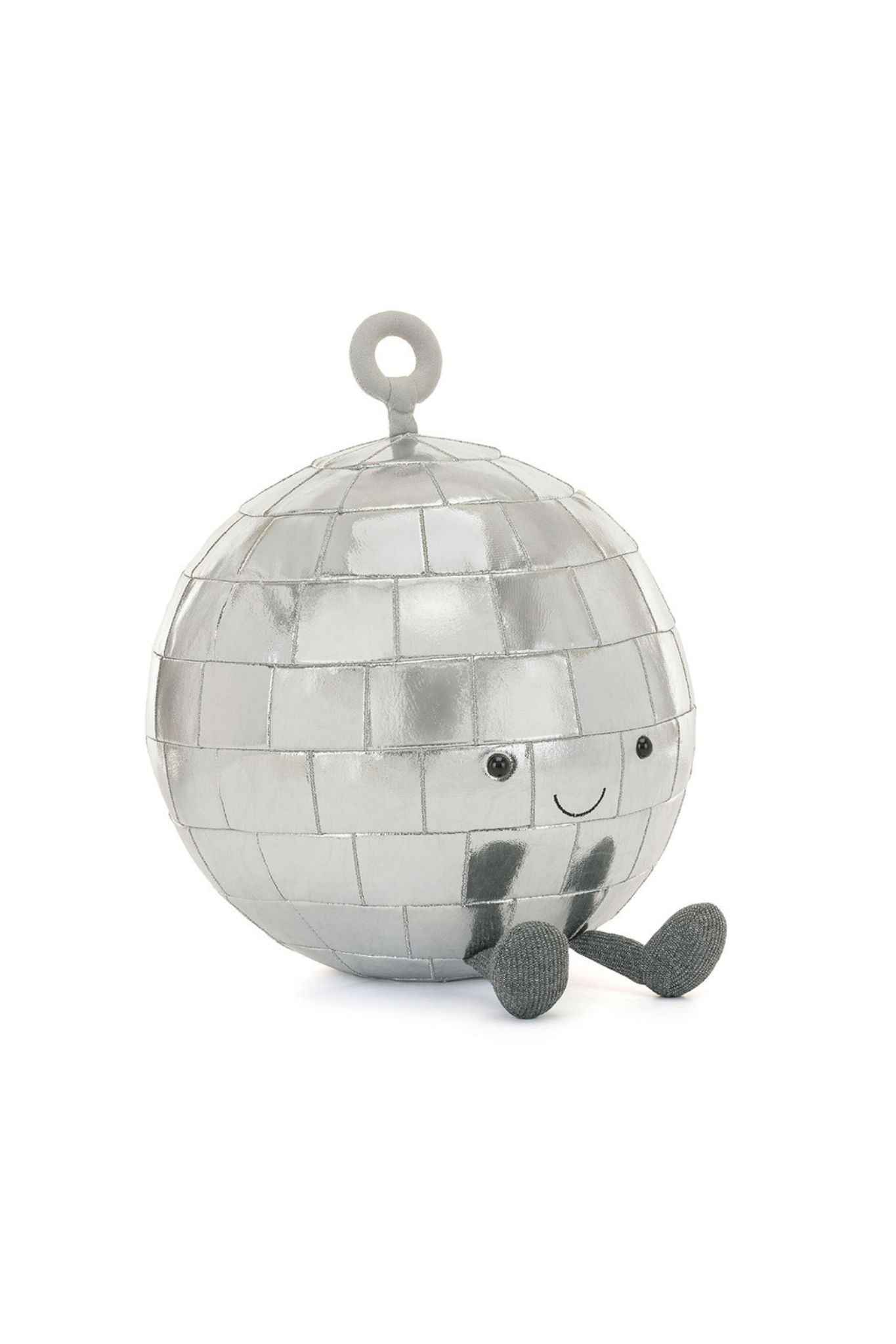 Jellycat Amuseables Disco Ball Plush Toy - Soft & Shiny Party Decor for Kids Room, Birthday Gifts & Themed Events