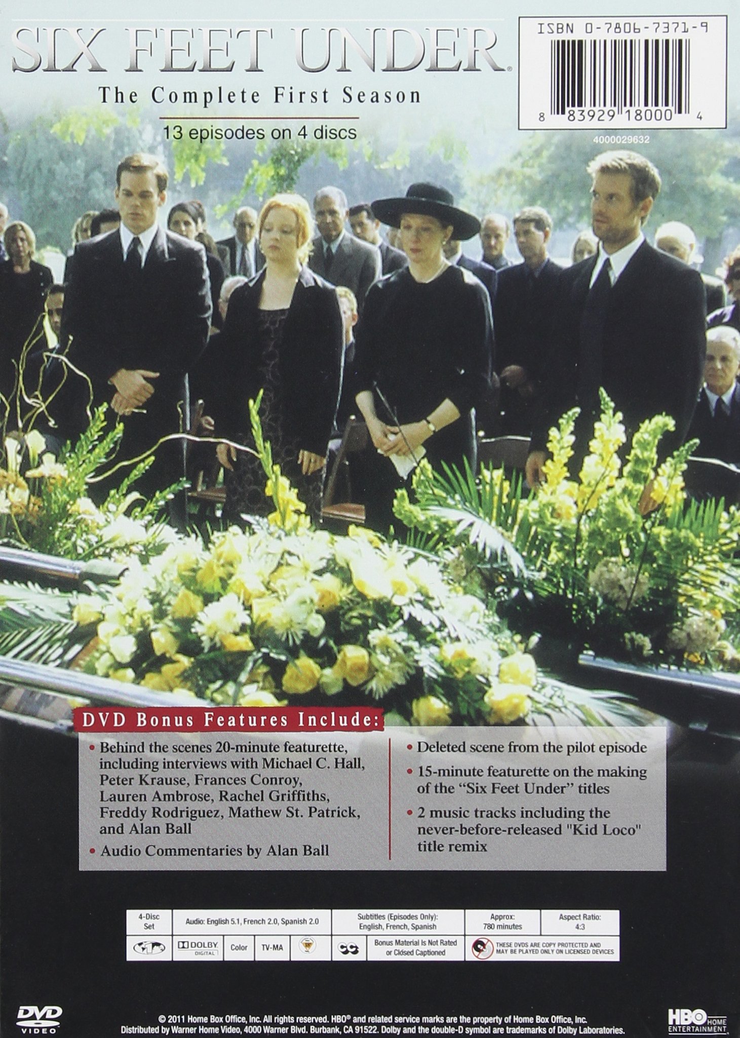 Six Feet Under: Season 1 DVD - Award-Winning HBO Drama Series | Perfect for TV Show Collectors & Drama Lovers | Great for Binge-Watching Weekends & Gift Giving
