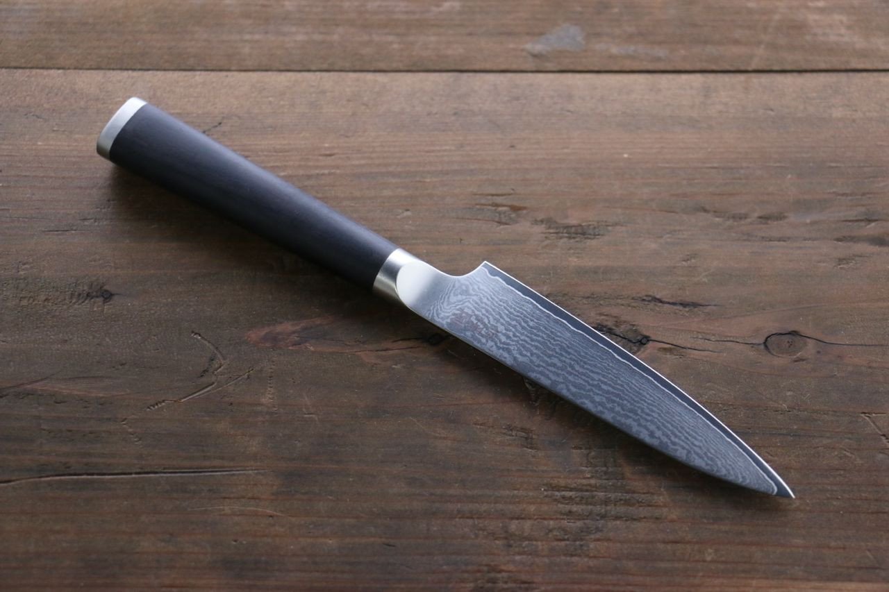 Premium Miyako AUS8 33-Layer Damascus Petty Utility Knife 110mm - Perfect for Slicing, Peeling & Precision Kitchen Tasks