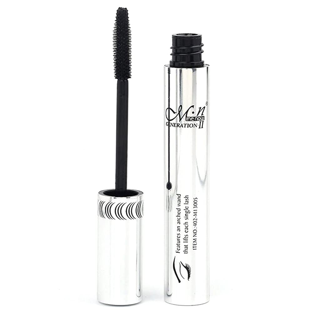 Brrnoo Black Waterproof Mascara - Extra Long, Thick & Voluminous Lashes - Lengthening & Volumizing Eyelash Mascara for All-Day Wear | Perfect for Parties, Weddings & Everyday Glam