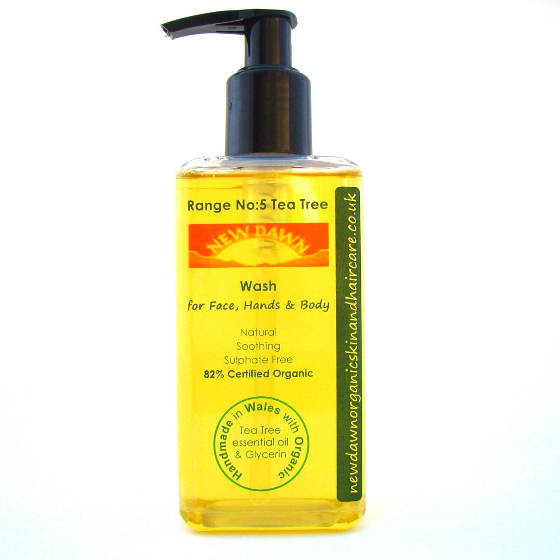 Tea Tree Hand & Body Wash - Natural Vegan Shower Gel & Liquid Soap for Sensitive Skin | Handmade Organic Skin Care (250ml) | Perfect for Daily Cleansing, Acne Treatment & Relaxing Bath Time