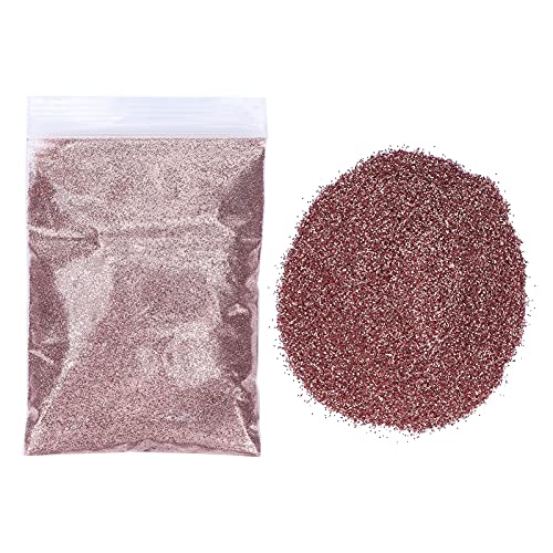 Rose Gold Glitter Powder for Nails & Crafts - 50g DIY Nail Art Glitter, Body Art, Holiday Decorations - Perfect for Nail Salons, Home Decor, Flower Arrangements & Festival Makeup
