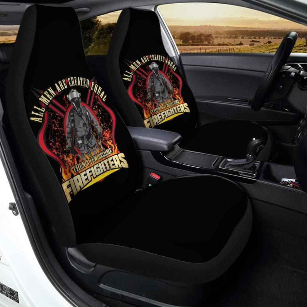 Firefighter-Themed Car Seat Covers for Men - Durable & Stylish Auto Accessories | Perfect for First Responders, Fire Dept Gifts & Patriotic Drivers