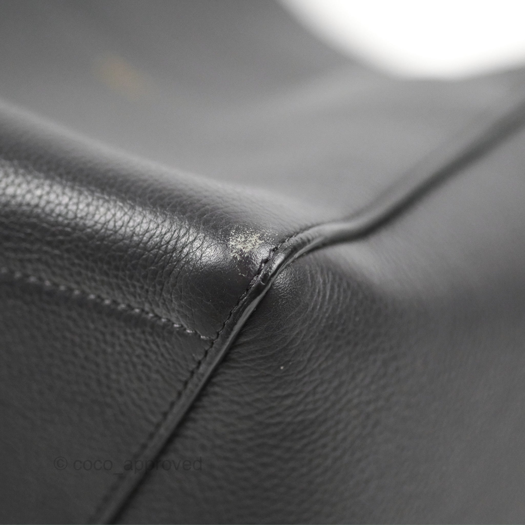 Celine Sangle Bucket Bag in Dark Grey - Premium Grained Calfskin Leather Handbag for Women | Perfect for Work, Travel & Everyday Use