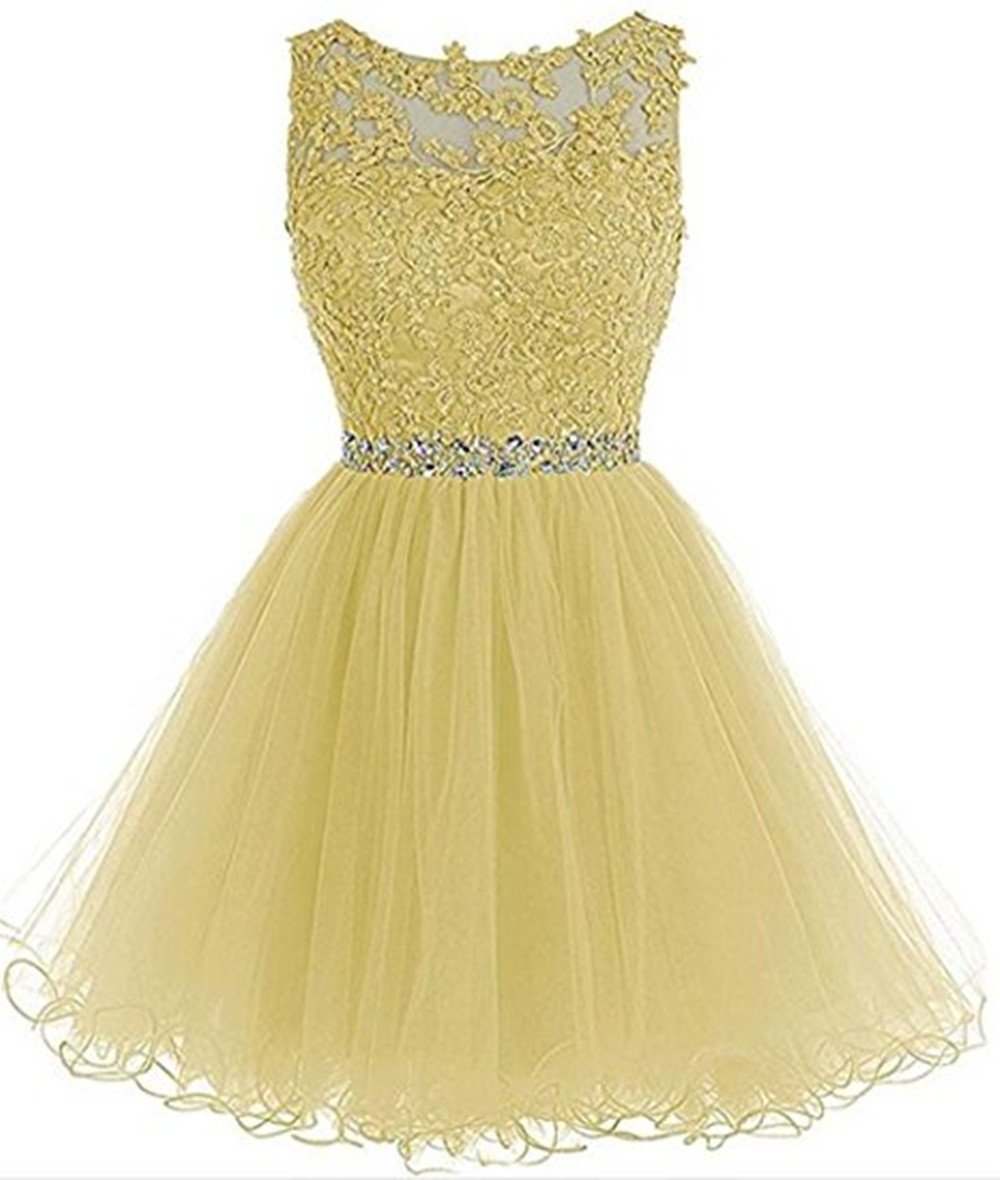 Elegant Short Tulle Prom Dress with Lace Detail - Perfect for Evening Parties, Cocktail Events & Special Occasions | Sizes Available