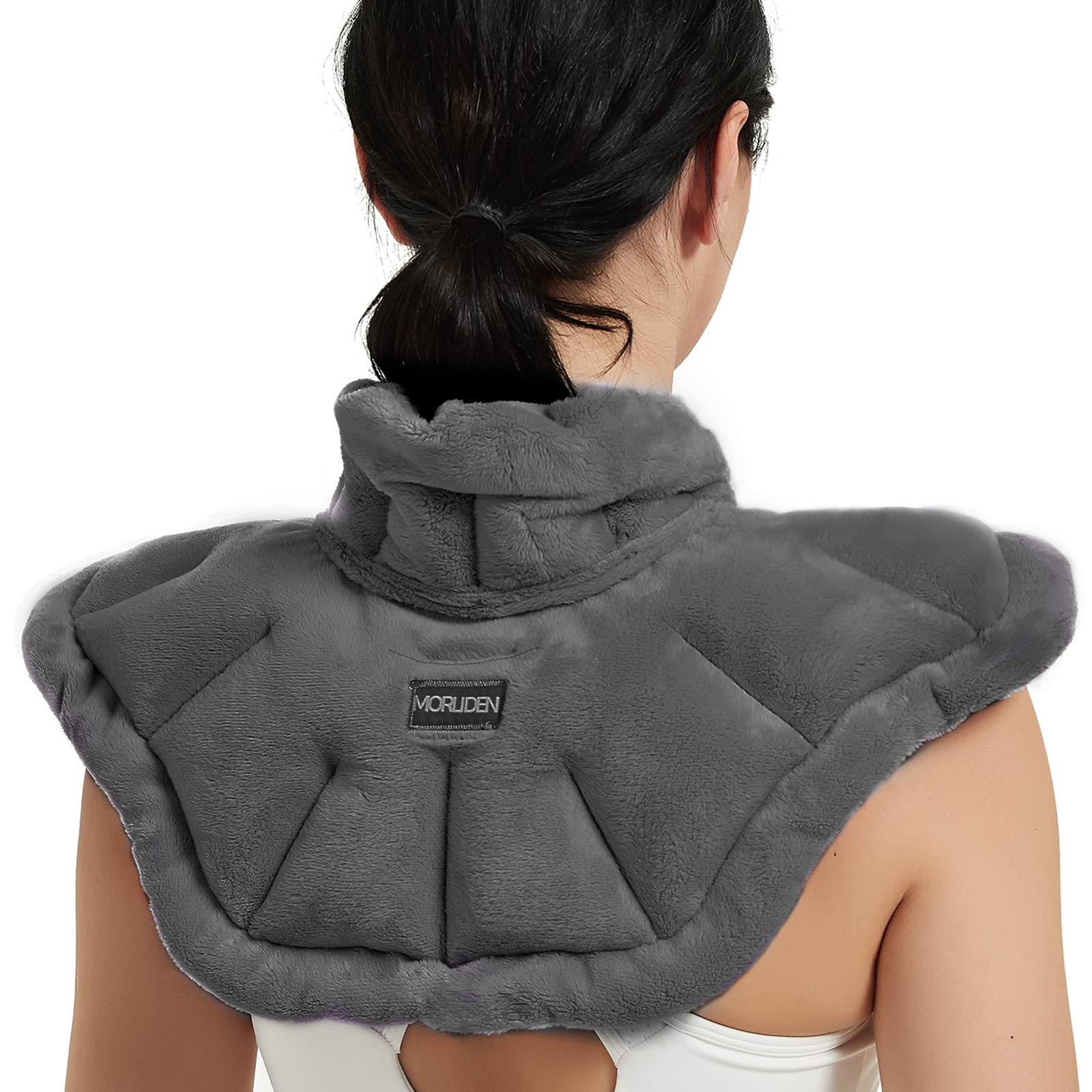 Microwave Neck and Shoulder Heating Wrap - Soothing Pain Relief Pad for Muscle Relaxation - Perfect for Home, Office, and Travel Use