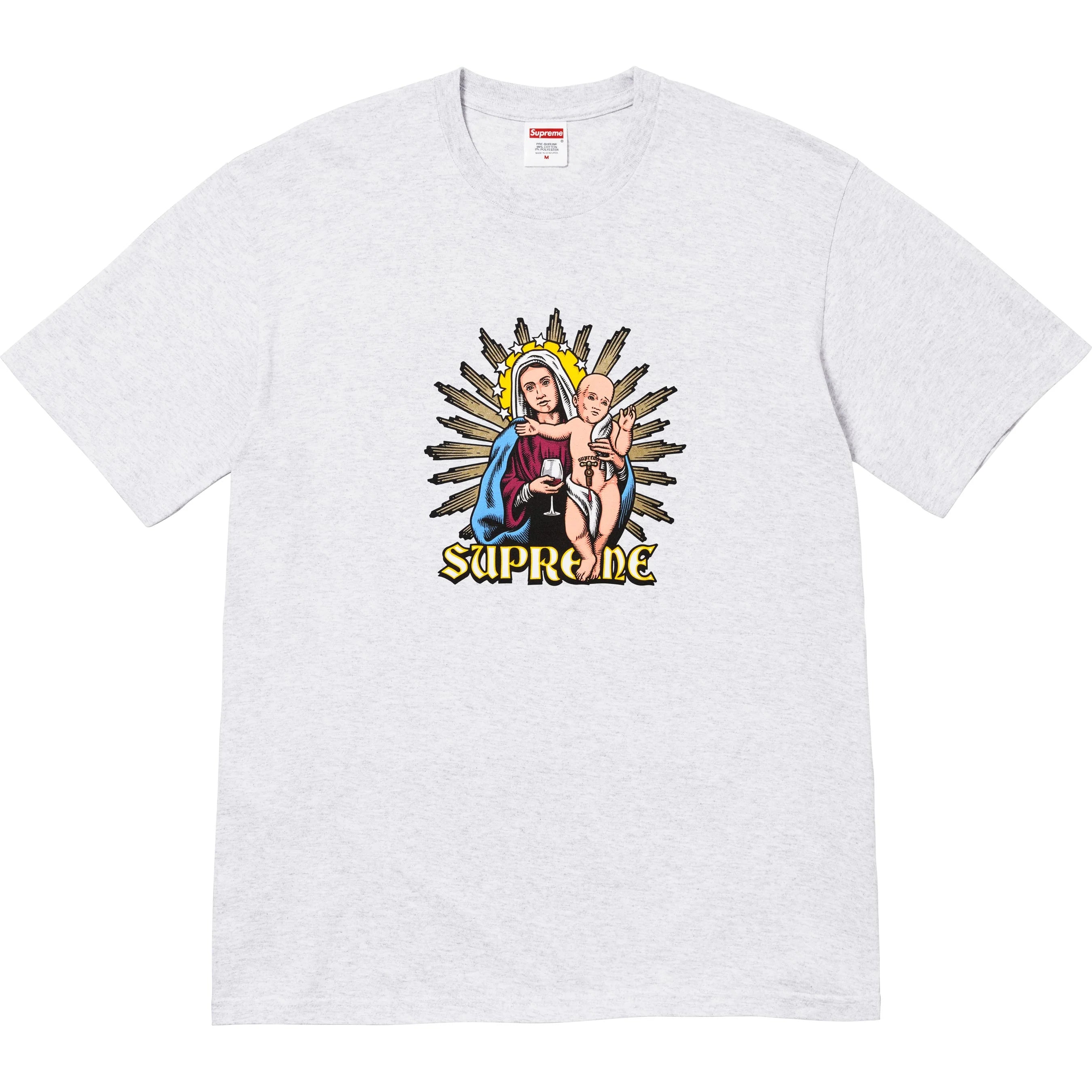 Supreme Blood Graphic T-Shirt - Ash Grey - Streetwear Fashion for Men - Perfect for Casual Wear, Street Style & Urban Outfits
