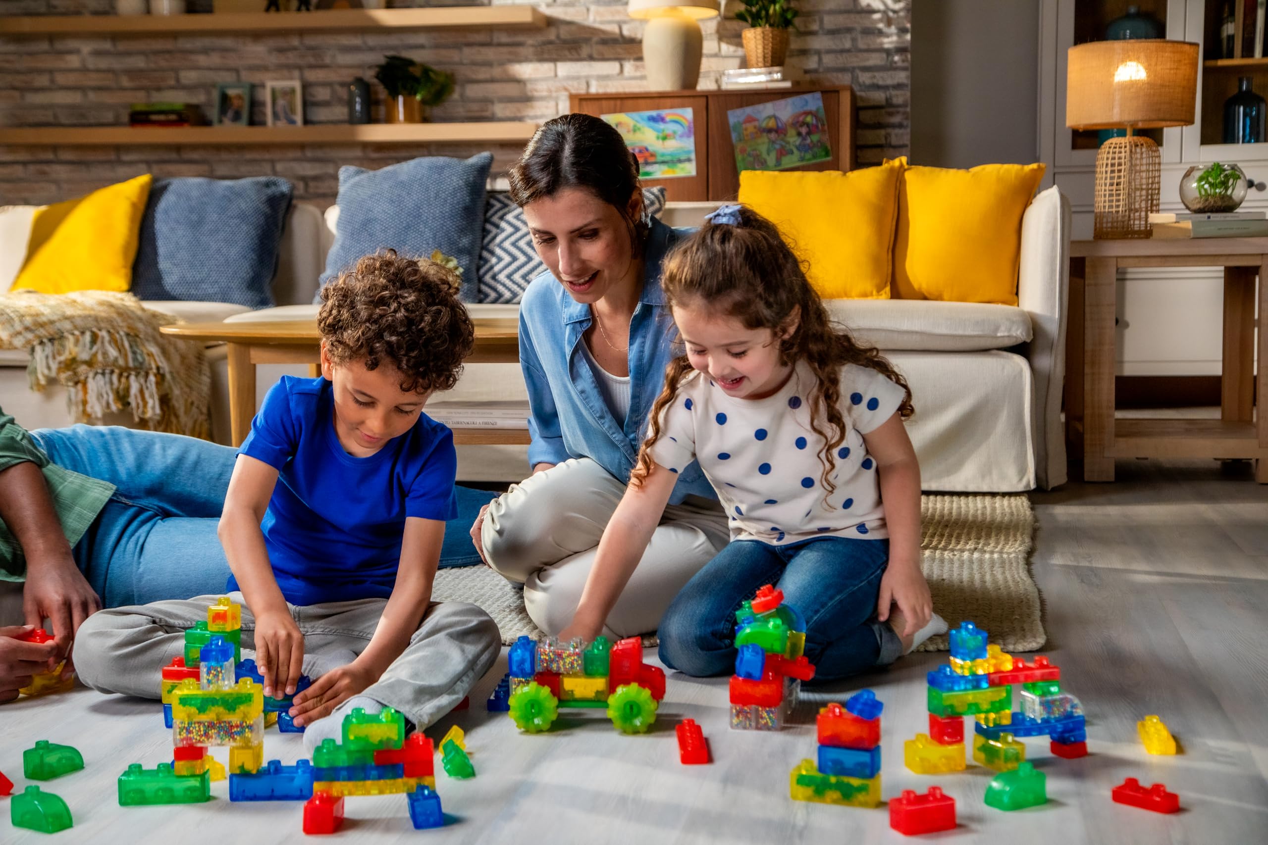 Creative Squishy Building Kit for Kids - Fun & Safe Open-Ended Play | Unique Squishy Construction System for Stress Relief & Imaginative Learning | Perfect Sensory Toy for Boys & Girls Ages 2+ | Great for Preschool Playtime, Birthday Gifts & Classroom Activities