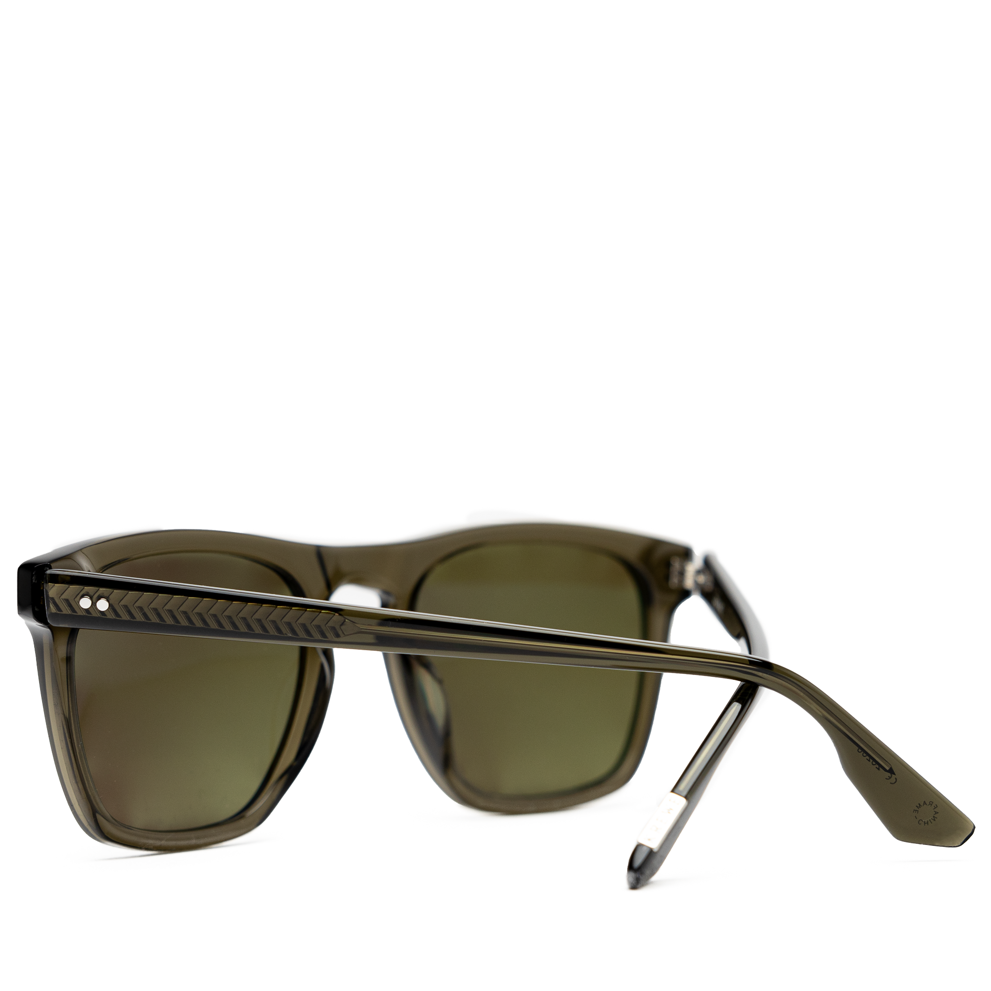 Krewe Lenox Polarized Sunglasses for Men & Women - Sage Green Lens - UV Protection - Stylish & Lightweight for Driving, Beach & Outdoor Activities