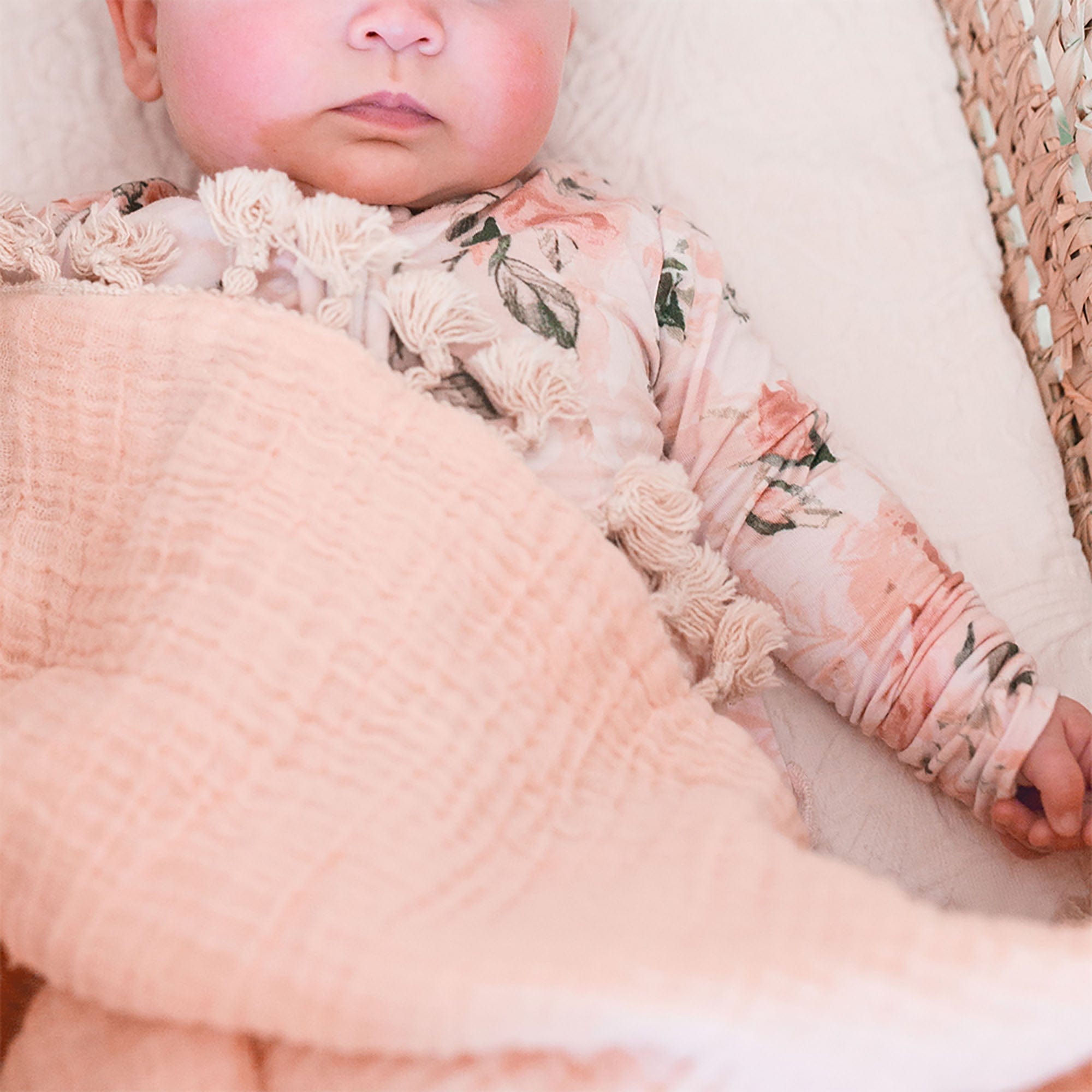 6-Layer Muslin Baby Blanket by Crane - Soft, Breathable & Lightweight for Swaddling, Nursing & Stroller Use