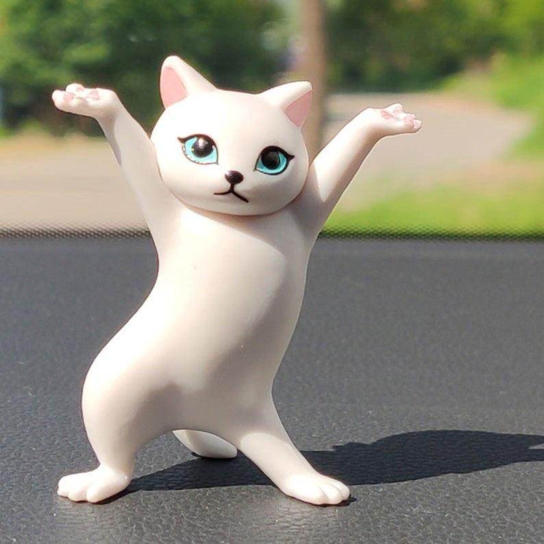 Cute Mochi Cat Phone Holder Stand - 5 Pack Adorable Cat-Shaped Silicone Grips for Phones, Tablets, and Devices - Perfect for Home, Office, and Car Use