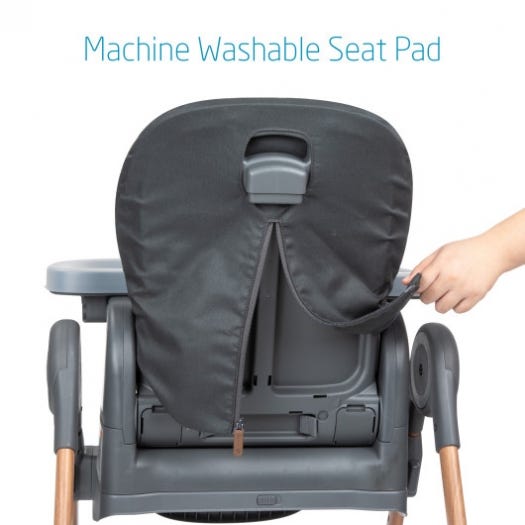 Maxi Cosi Minla 6-in-1 Adjustable Baby High Chair for Feeding & Play - Convertible Infant to Toddler Dining Seat with Multiple Recline Positions - Perfect for Home, Restaurant & Travel Use
