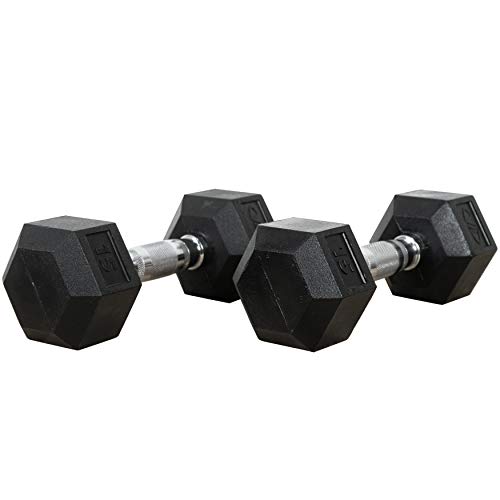F: 15 lb Dumbbells (2)