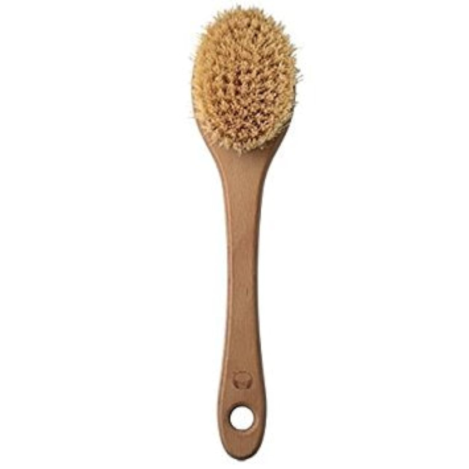 Natural Wooden Long Handle Cactus Bath Brush - Exfoliating & Massaging Back Scrubber for Shower and Spa Relaxation