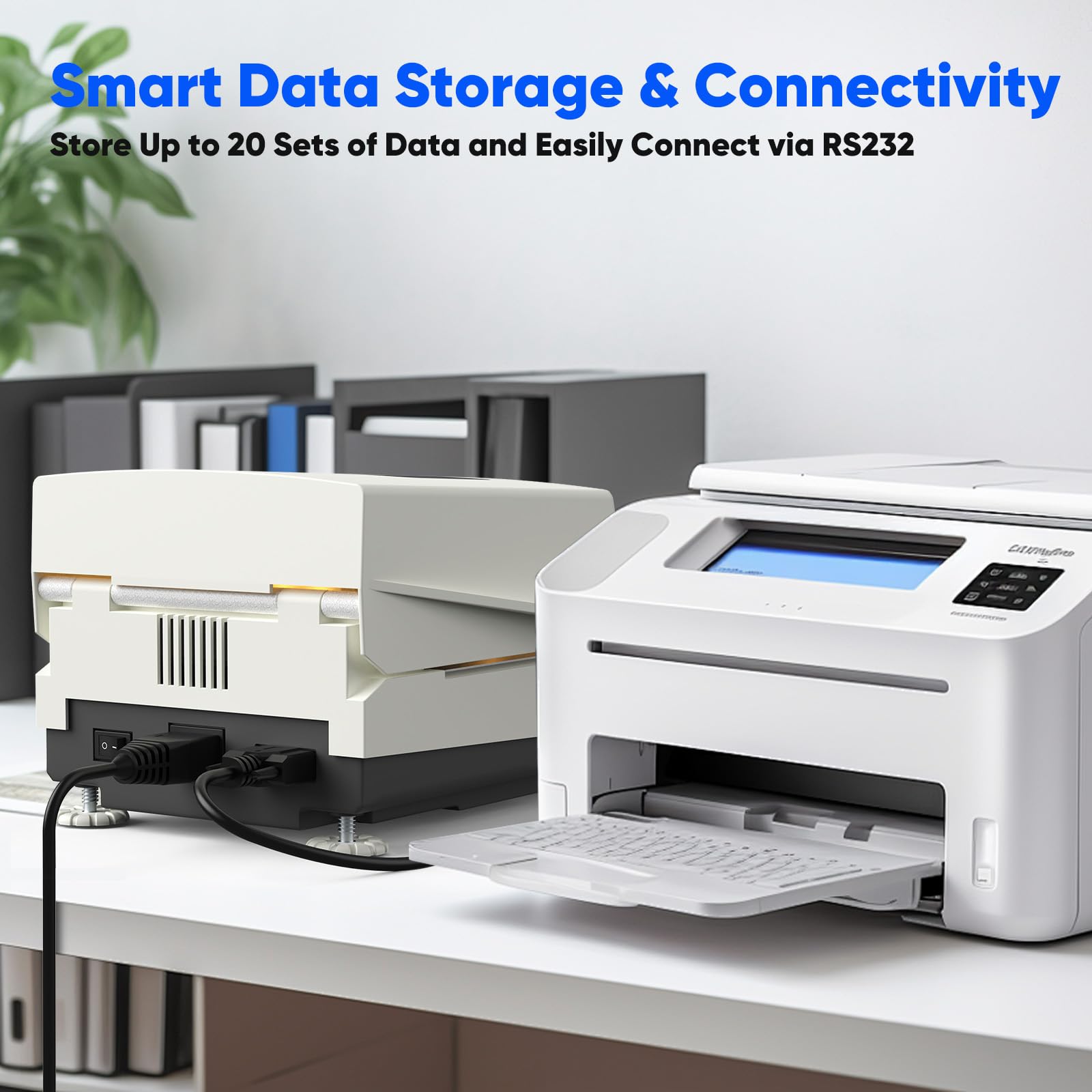 High-Precision Halogen Moisture Analyzer 110V~120V - Rapid Heating & Drying (40-160°C) with 5mg-110g Capacity for Food, Plants, Construction Materials | Ideal for Lab Testing, Quality Control & Industrial Moisture Measurement