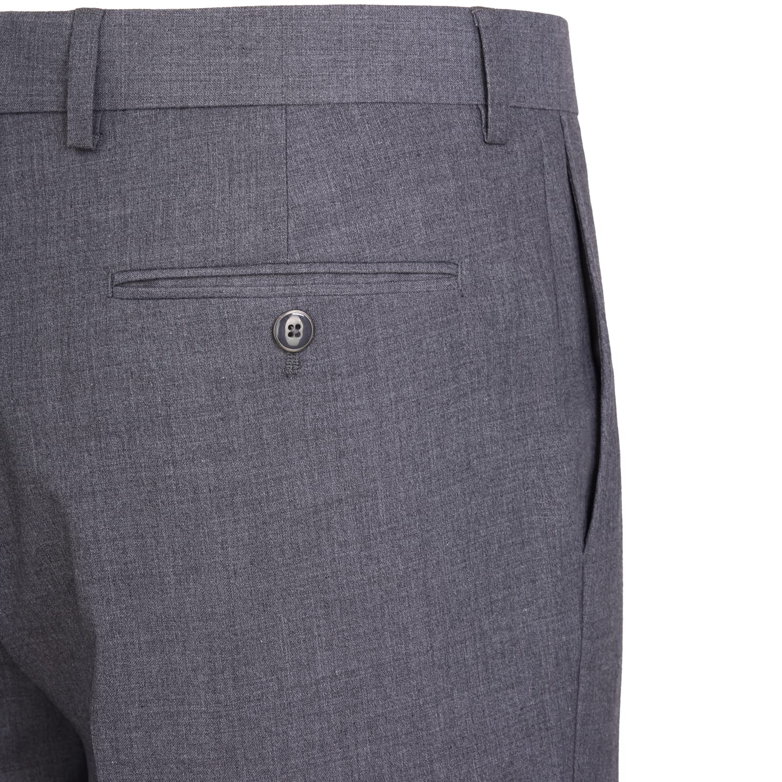 Men's Slim Fit 2-Piece Suit Set - Single Breasted Business Blazer & Dress Pants (Solid Color) | Formal Office Wear, Wedding Attire & Professional Business Meetings