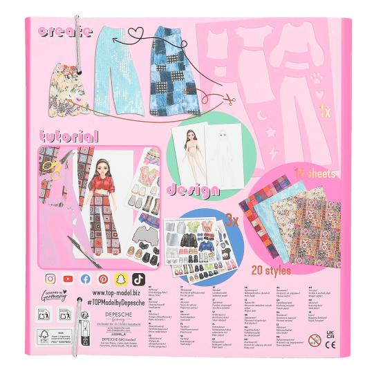 Create Your TOPModel Design Studio - DIY Fashion Design Kit for Kids & Teens - Perfect for Creative Play, Fashion Shows & Birthday Parties
