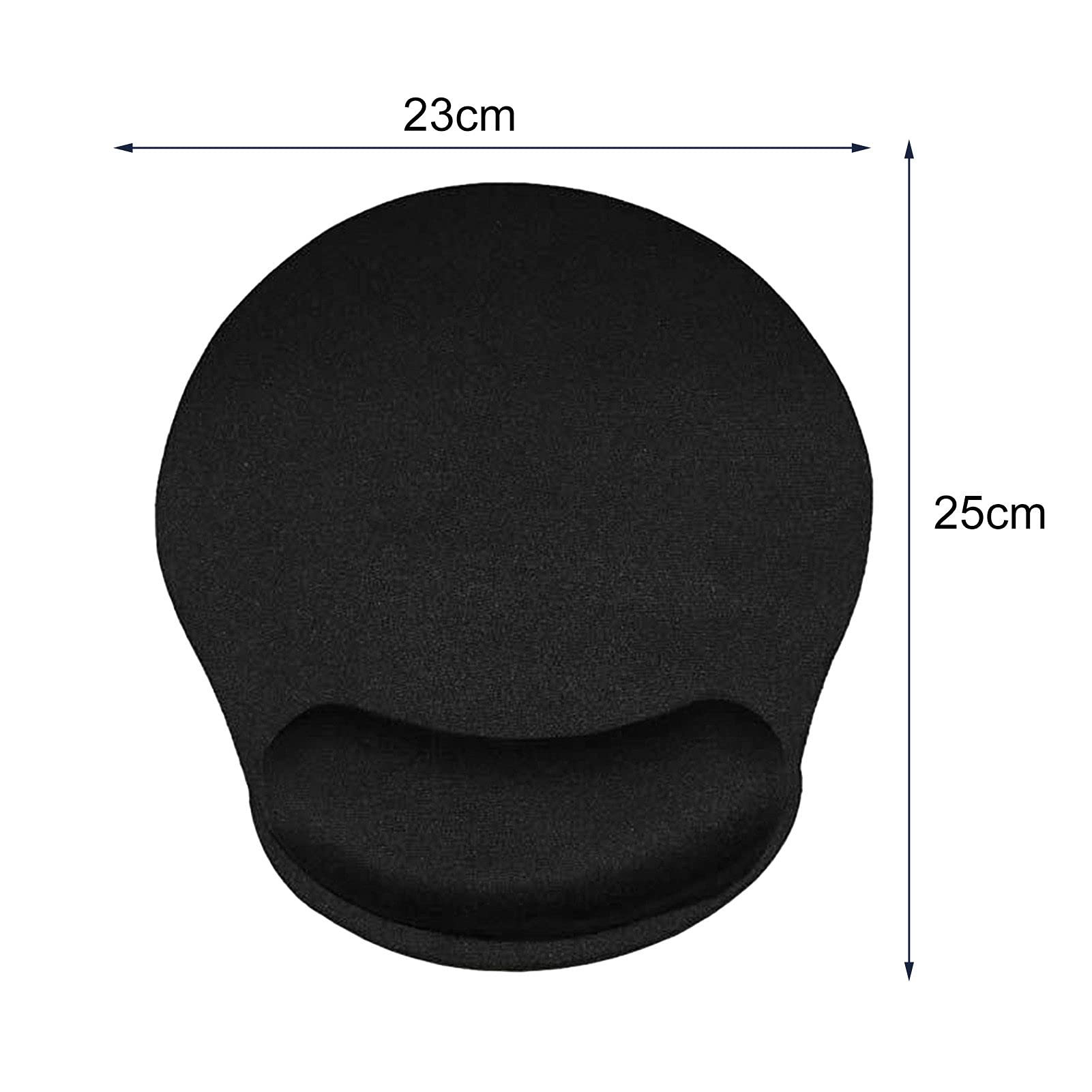 Non-Slip Soft Gaming Mouse Pad with Wrist Rest - 4mm Thick N802 Ergonomic Design for Office & Home Use - Purple (Perfect for Comfortable Typing & Long Gaming Sessions)