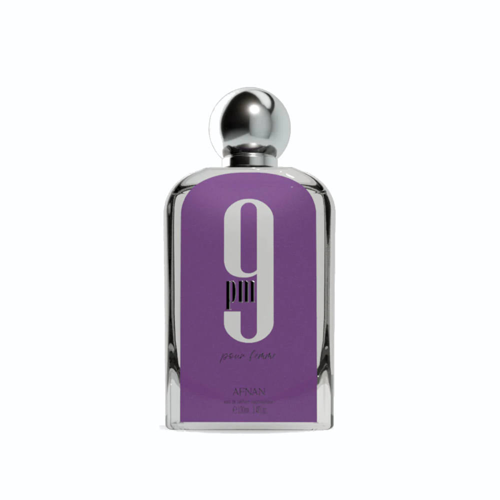 9 PM Pour Femme Eau de Parfum 100ml - Women's Floral Fruity Perfume for Evening Wear & Special Occasions