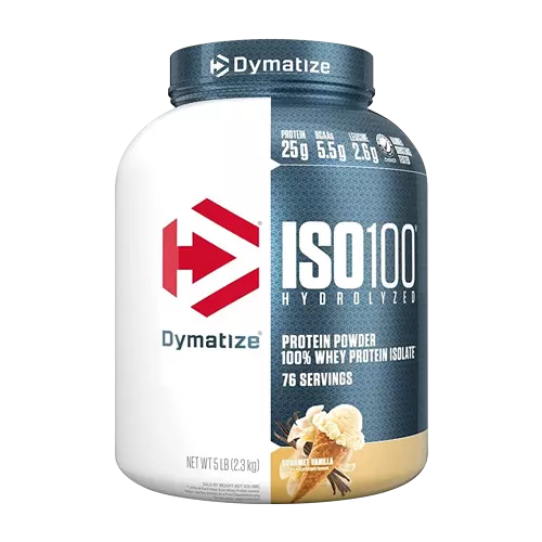 Dymatize ISO100 Whey Protein Powder - 100% Hydrolyzed Fast Absorbing Protein for Muscle Recovery & Growth - Perfect for Post-Workout & Fitness Enthusiasts
