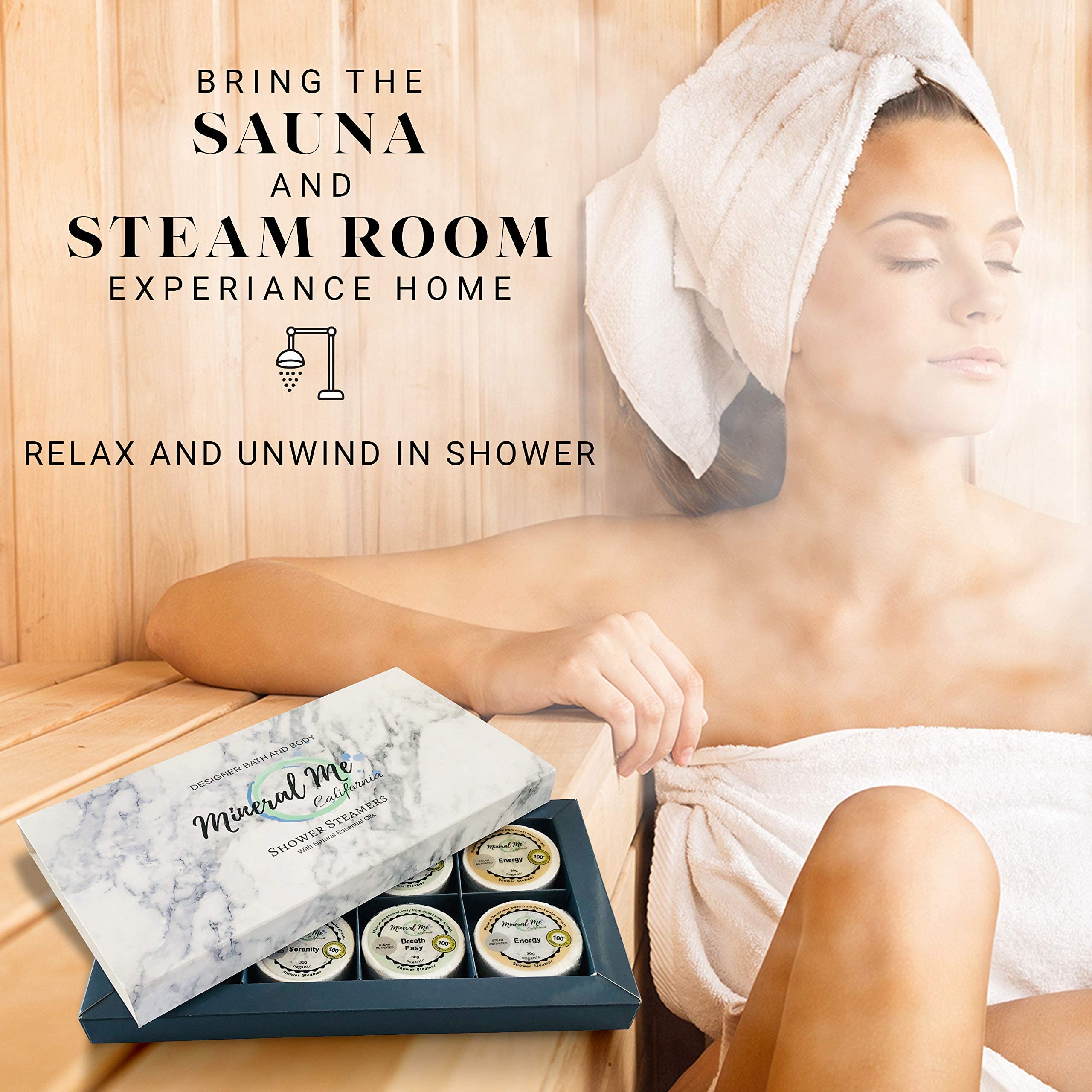 Organic Lavender Shower Bombs with Essential Oils - Aromatherapy Shower Steamers for Relaxation & Spa Experience, Perfect for Stress Relief & Home Self-Care