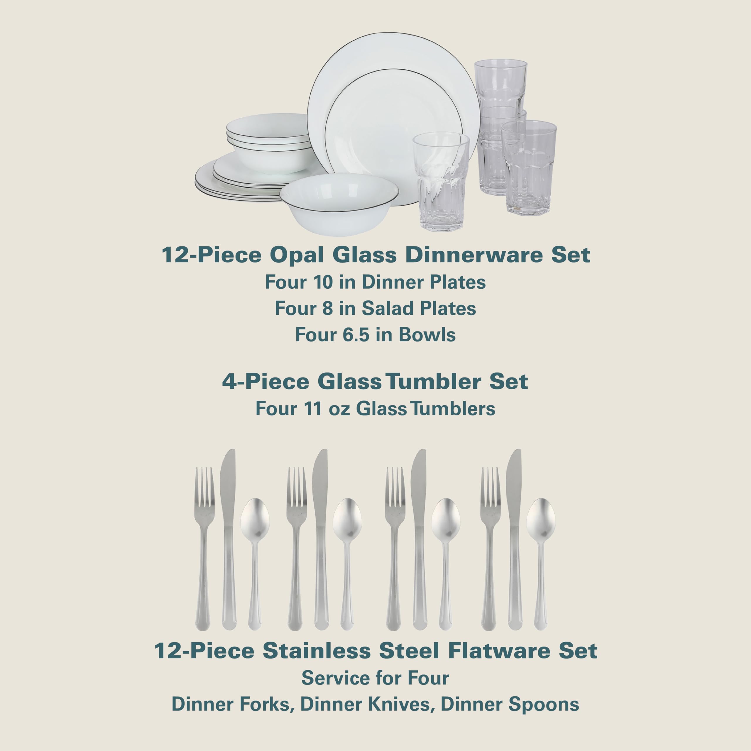 Gibson Home 74-Piece Complete Kitchen Set - Pots & Pans Cookware, Dinner Plates & Bowls, Knife Block with Cutlery, Flatware Utensils, Kitchen Tools & Gadgets, Storage Containers, Drinking Glasses - Perfect for Small Apartments, College Dorms & Starter Homes