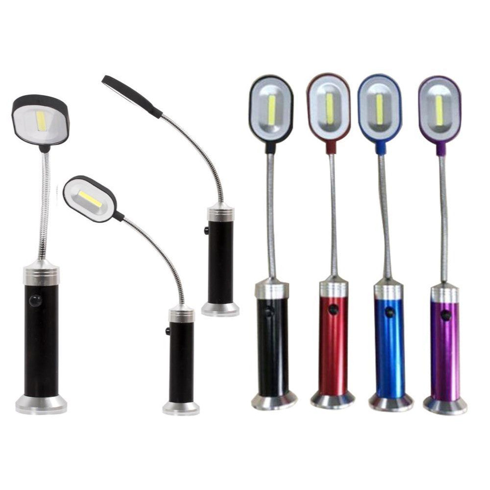 FOCUS ELECTRONICS 86208 Flexible Magnet COB LED Light - Aluminum Alloy Body for DIY, Automotive, Home and Workshop Lighting