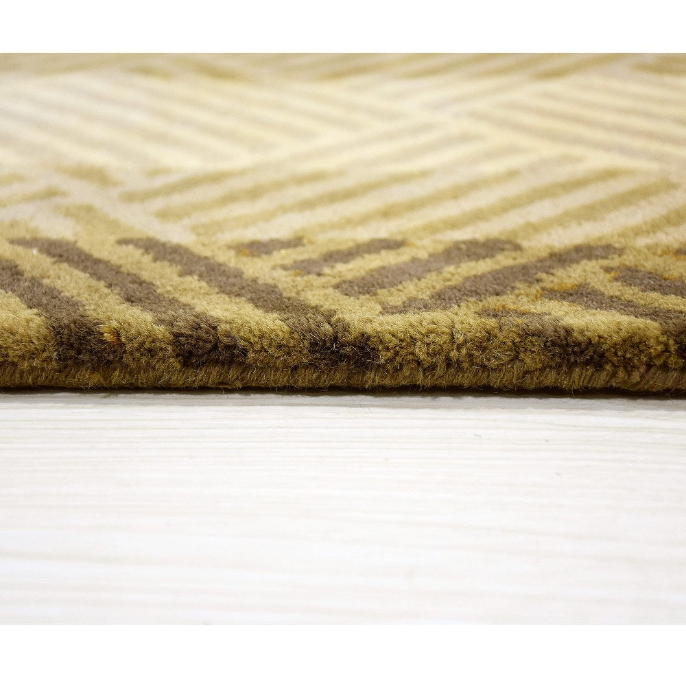 Luxury Hand Tufted Wool Area Rug - Soft & Durable Living Room Carpet for Home Decor, Bedroom, Office (5x8 ft, Beige) | Perfect for Cozy Spaces & Modern Interior Design