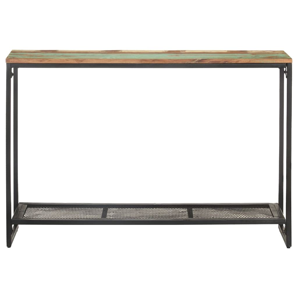 Industrial Style Console Table with Storage Shelf - 43.3