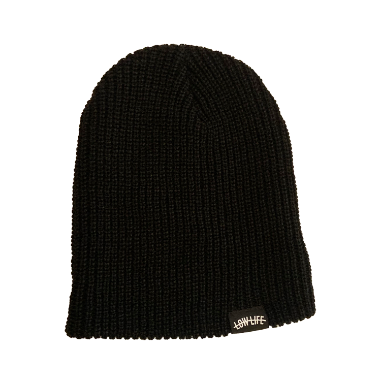 Stylish Woven Patch Ribbed Toque Beanie - Winter Warm Knit Hat for Men & Women - Perfect for Skiing, Snowboarding & Outdoor Activities
