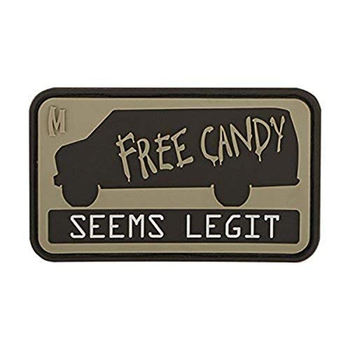 MAXPEDITION Free Candy Patch - Tactical Morale Patch for Military, Police & Outdoor Enthusiasts - Perfect for Backpacks, Vests & Gear Customization