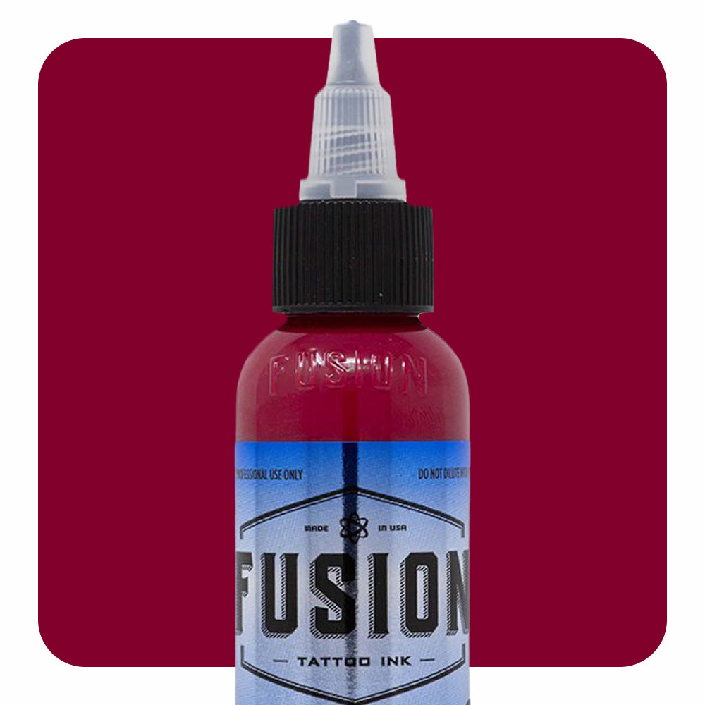 Premium 4-Pack Gradient Dark Red Fusion Tattoo Ink - 1oz Bottles - Professional Tattoo Artist Supplies for Permanent Makeup & Body Art