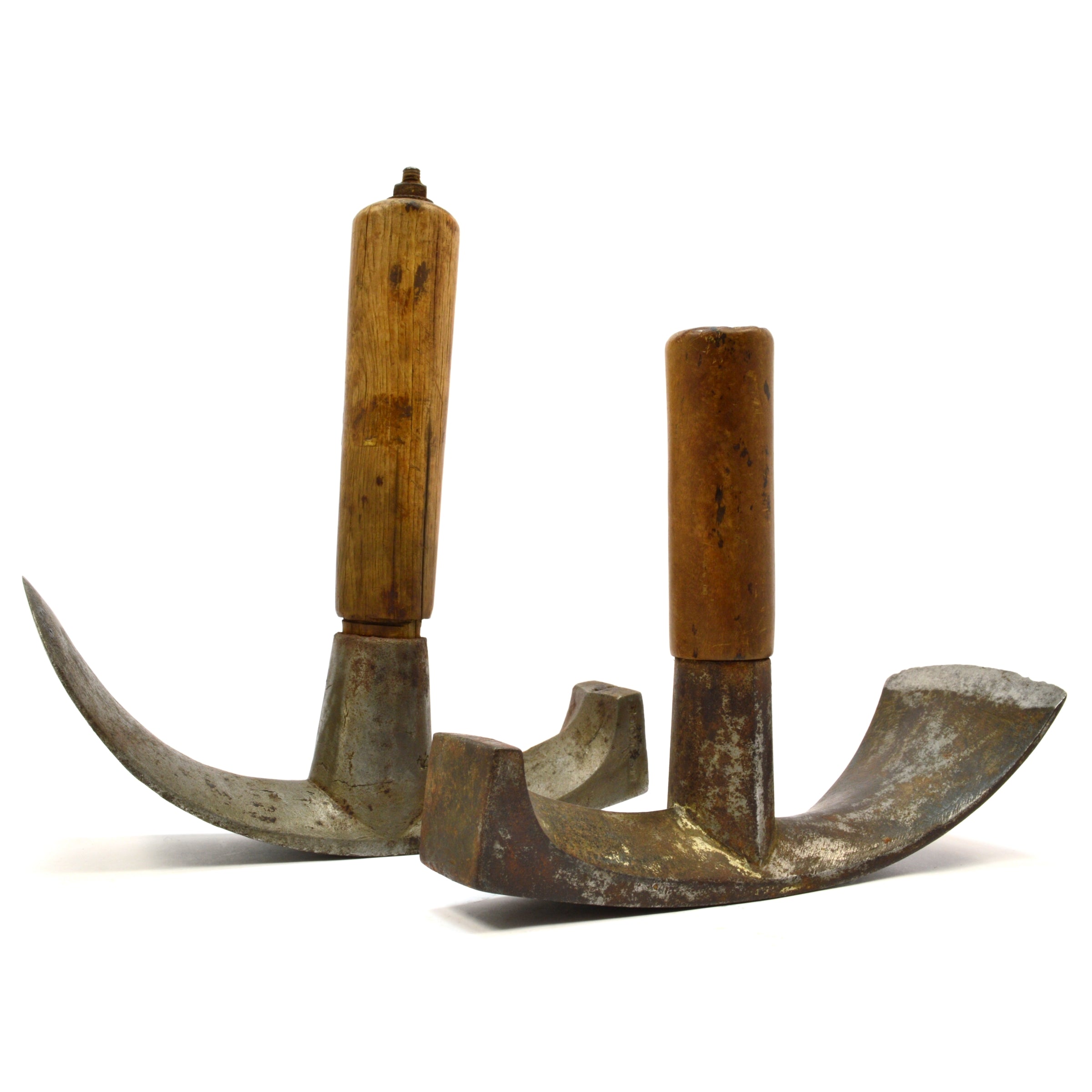Vintage D.R. Barton Coopers Adze Set of 2 - Barrel & Bowl Making Tools - Rochester NY Antique Woodworking Tools - Perfect for Traditional Barrel Crafting & Wooden Bowl Carving