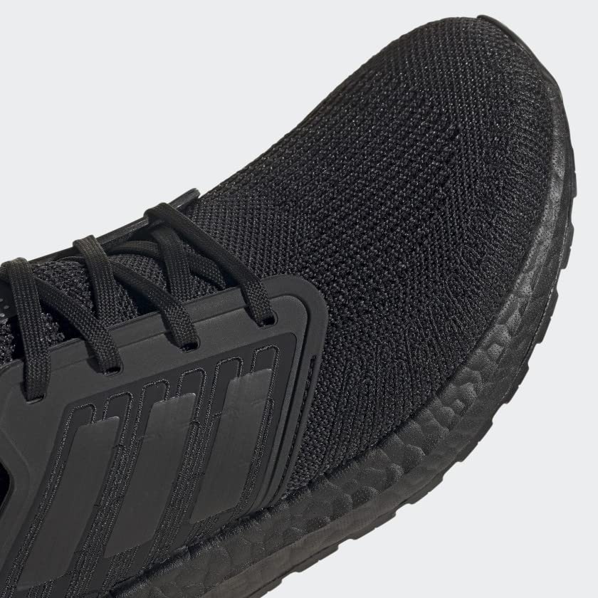 Adidas Men's Ultraboost 20 Running Shoes - Black | Lightweight Cushioned Sneakers for Jogging & Gym Workouts