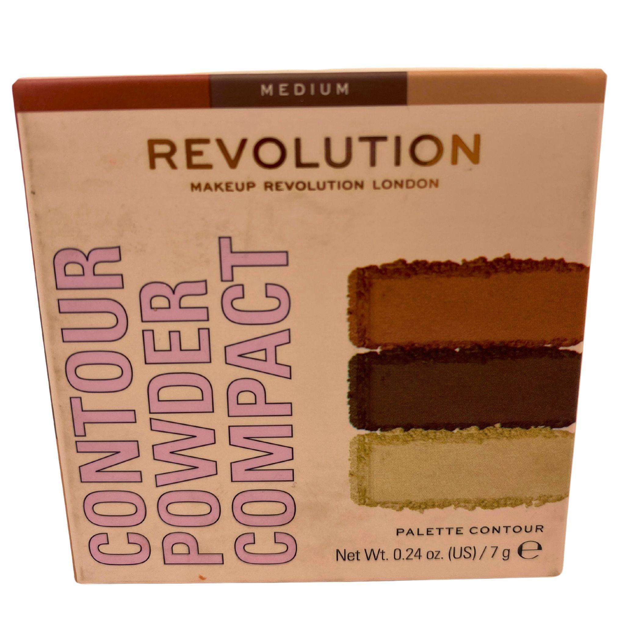 **Professional Contour Powder Compact Palette - Medium Shade 0.24OZ (30 Pcs Lot) - Perfect for Makeup Artists & Beauty Enthusiasts - Ideal for Contouring, Highlighting & Sculpting**