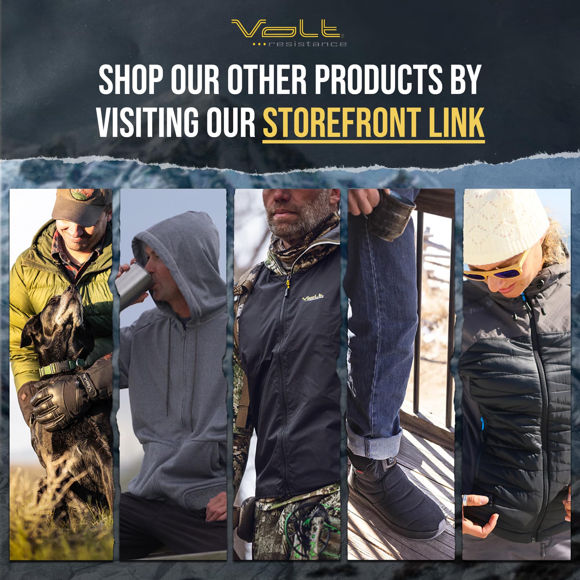 Volt Zero Layer Heated Vest for Men - Lightweight Battery-Powered Heated Jacket Liner with USB Charger for Skiing, Snowboarding & Winter Outdoor Activities
