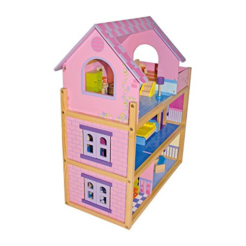 Legler Pink Classic Dollhouse for Kids Playtime