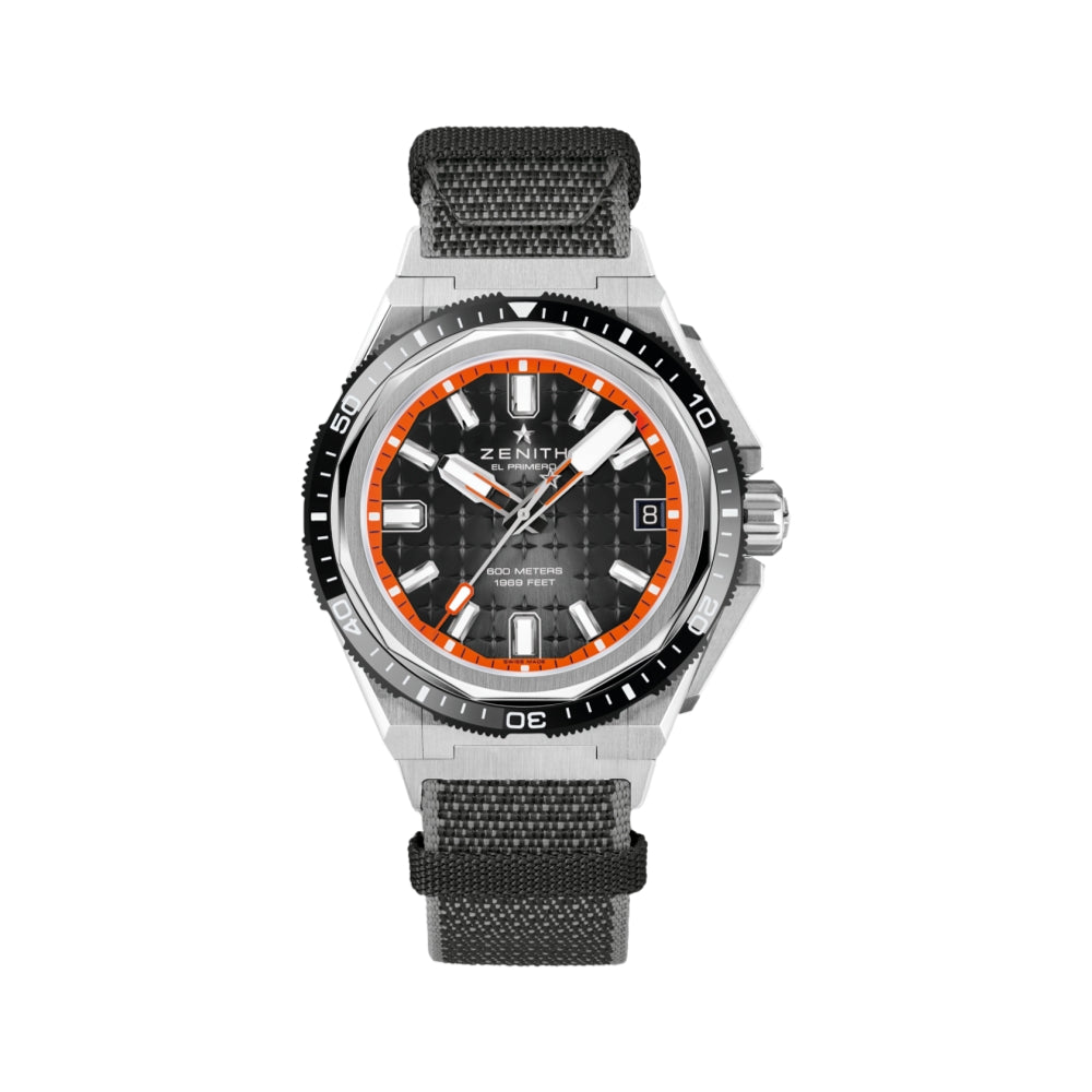 Defy Extreme Diver 42.5mm Black Men's Watch - Luxury Waterproof Dive Watch for Swimming, Snorkeling & Outdoor Adventures