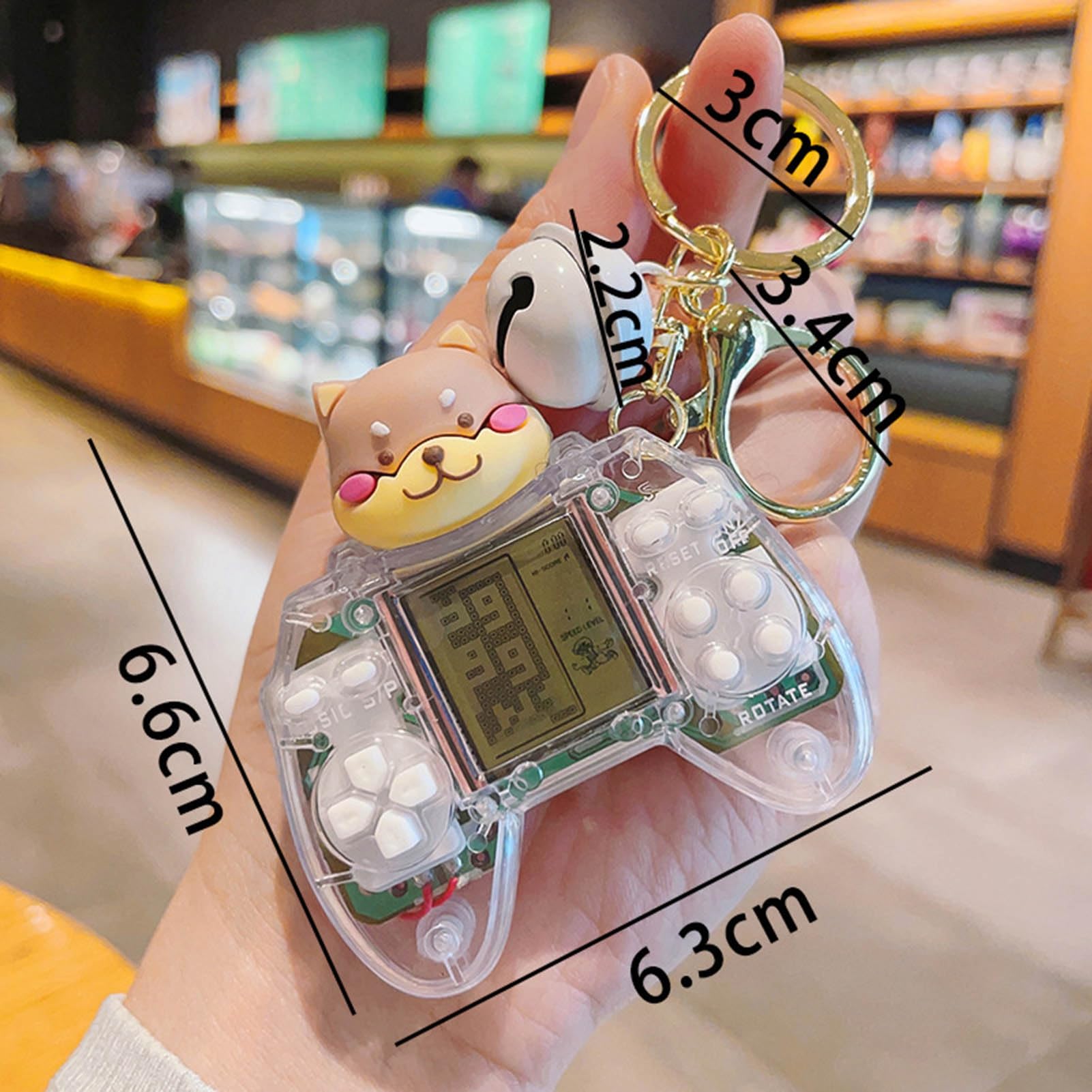 Retro Playable Mini Game Keychain - Classic Video Game Console Keychain for Gifts, Party Favors, Easter Treat Bags & Gift Baskets - Perfect for Gamers, Collectors & Nostalgic Decor