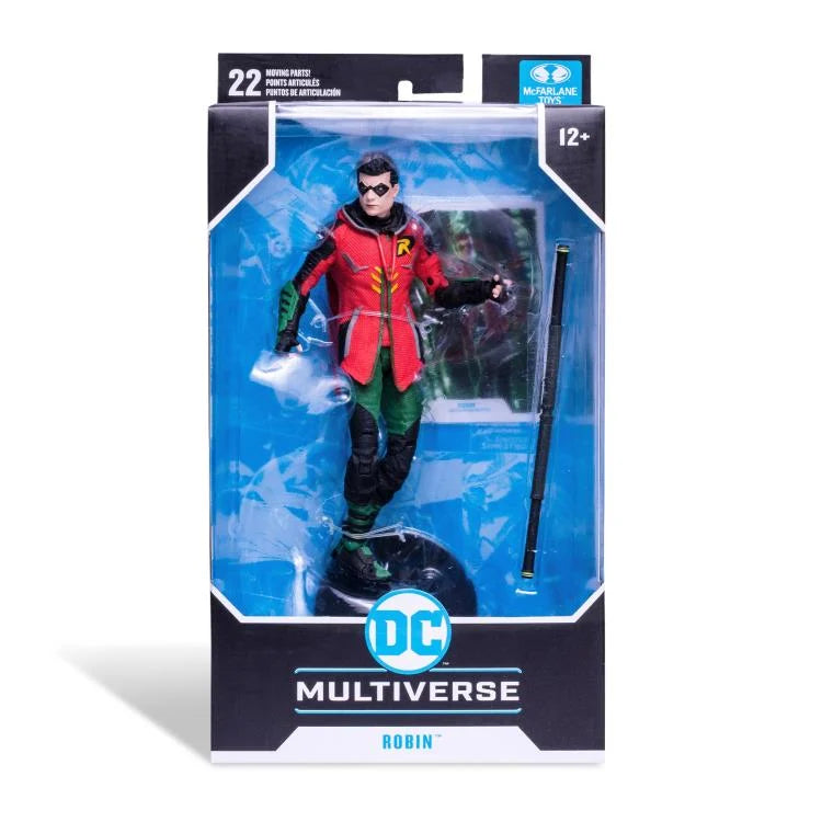 DC Multiverse Gotham Knights Robin Action Figure 7-Inch Collectible Toy - Perfect for Superhero Fans, Display & Play | Batman Universe Gift for Kids & Adults