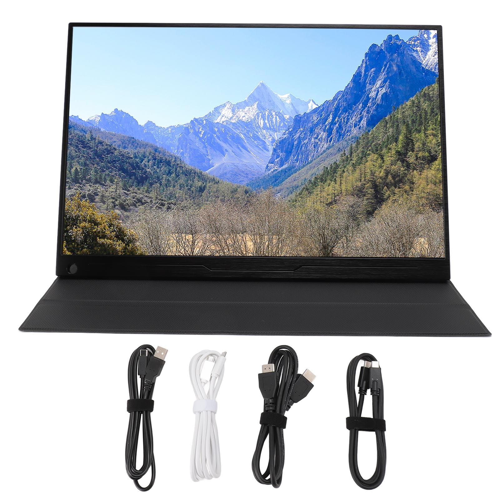 18 Inch Portable Monitor with USB C & HDMI, 2.5K Ultra-Thin IPS External Gaming Screen (2560x1600) - Second Display for Laptop, Phone, PC - Perfect for Work, Travel & Mobile Gaming