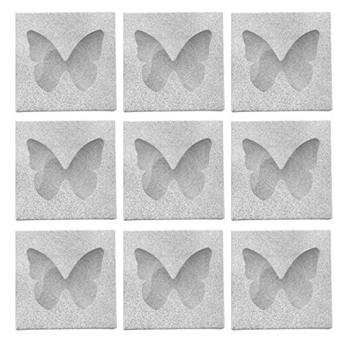 Lurrose 30pcs Butterfly Eyelash Boxes with Trays - Eyelash Storage & Packaging for Women & Girls - Perfect for Salon & Home Use